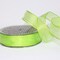 The Ribbon People Shimmering Neon Green Crystal Wired Edge Craft Ribbon 1" x 54 Yards